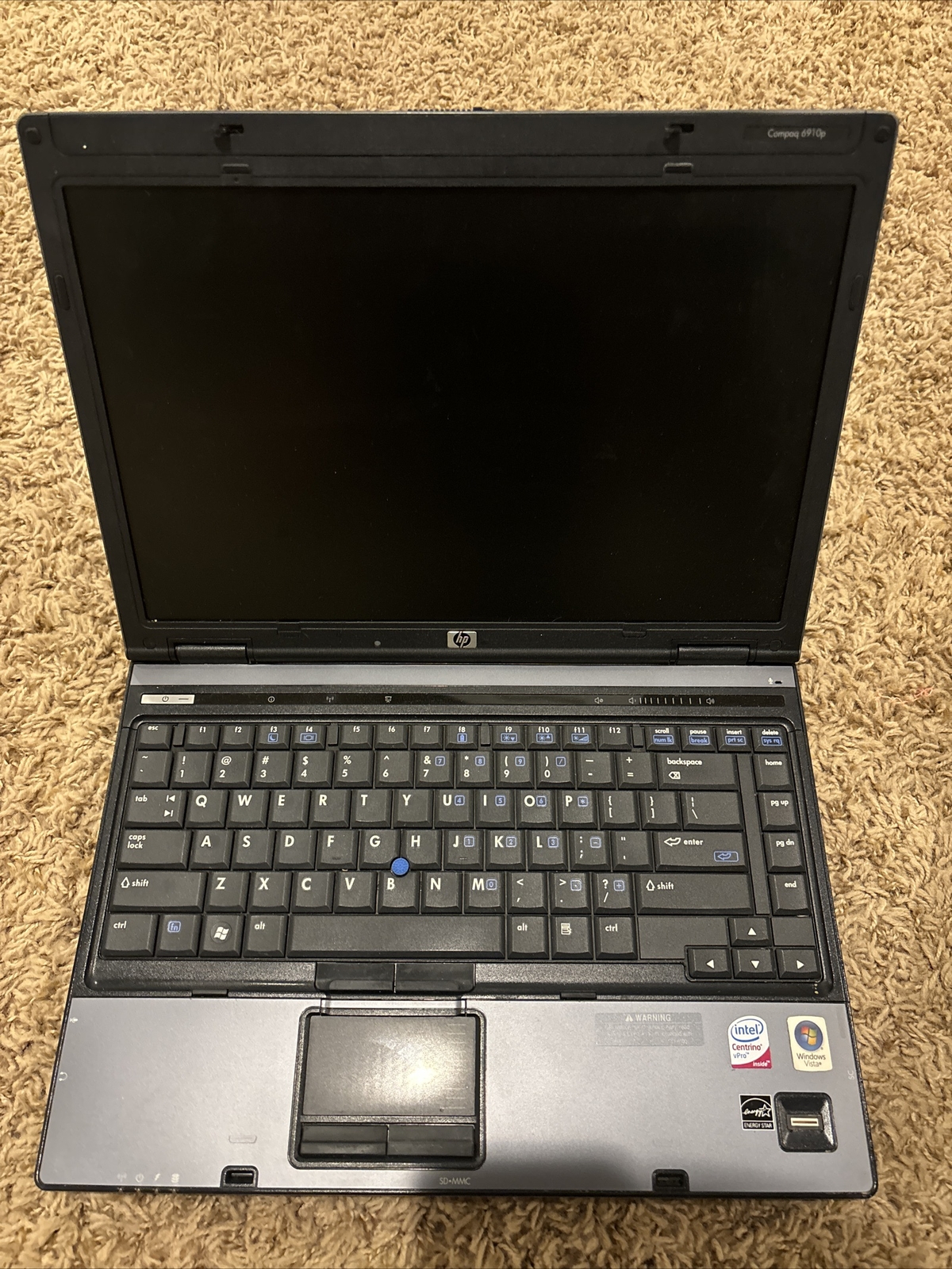 HP Compaq 6910p – 14″ Laptop UNTESTED FOR PARTS