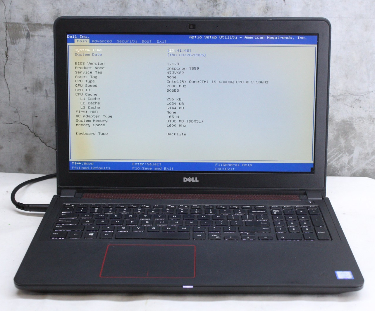 Dell Inspiron 7559 |Dead Bat, No SSD, Case Dmg, LCD Issue| i5-6300HQ, 8GB, 960M