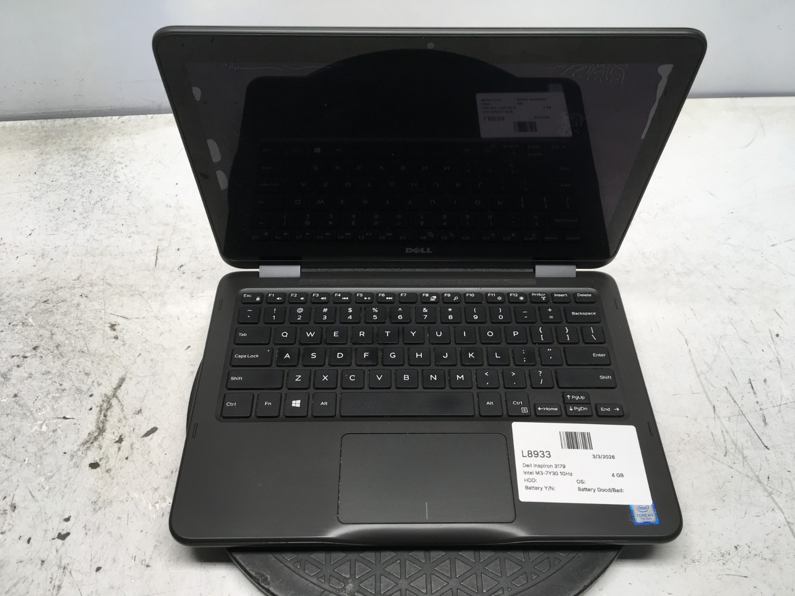 Dell Inspiron 3179 Intel M3-7Y30 1GHz 4 GB NO HDD