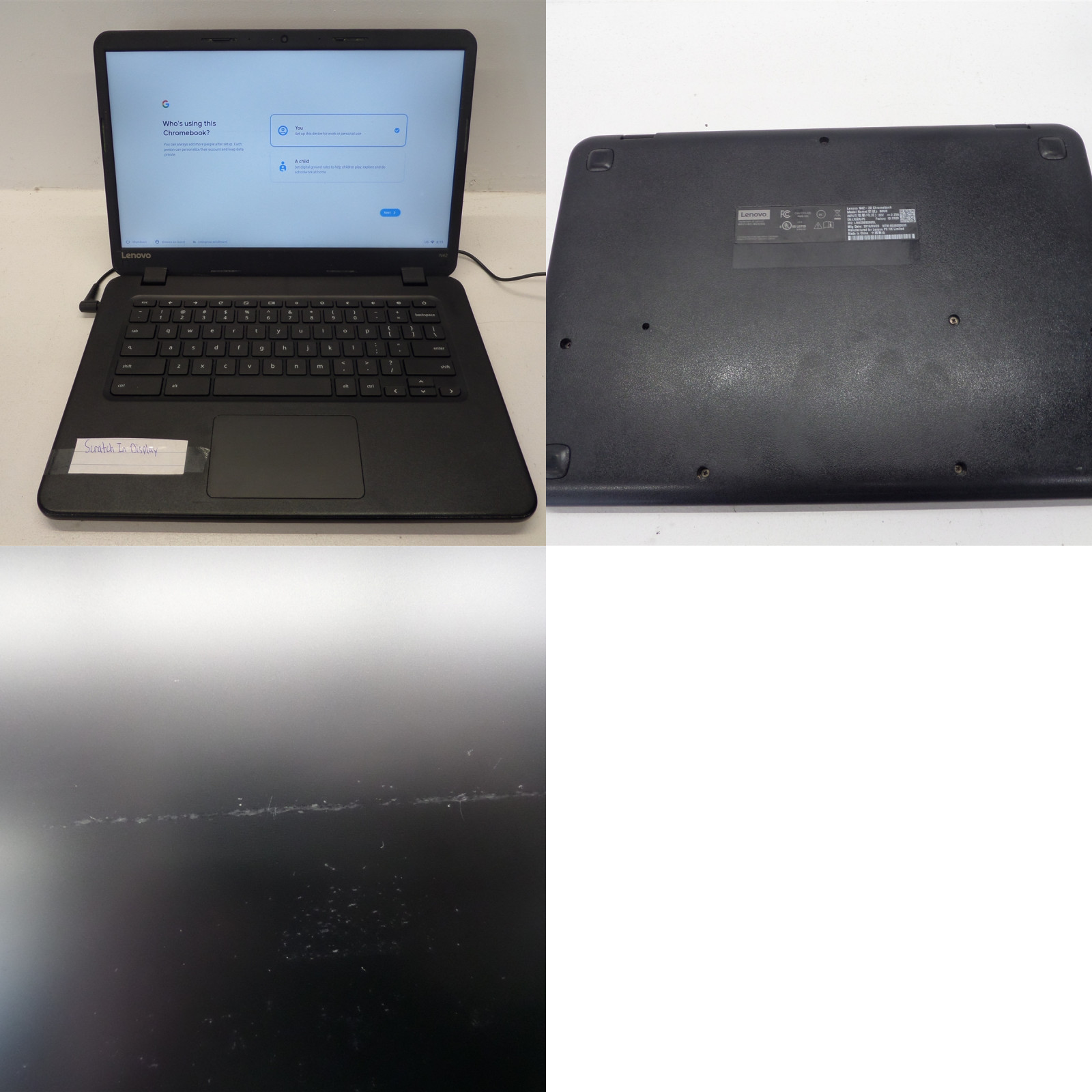 Lot Of 11 Lenovo N42-20 80US 14″ Chromebook 16GB SSD 80US0000US READ DESC.