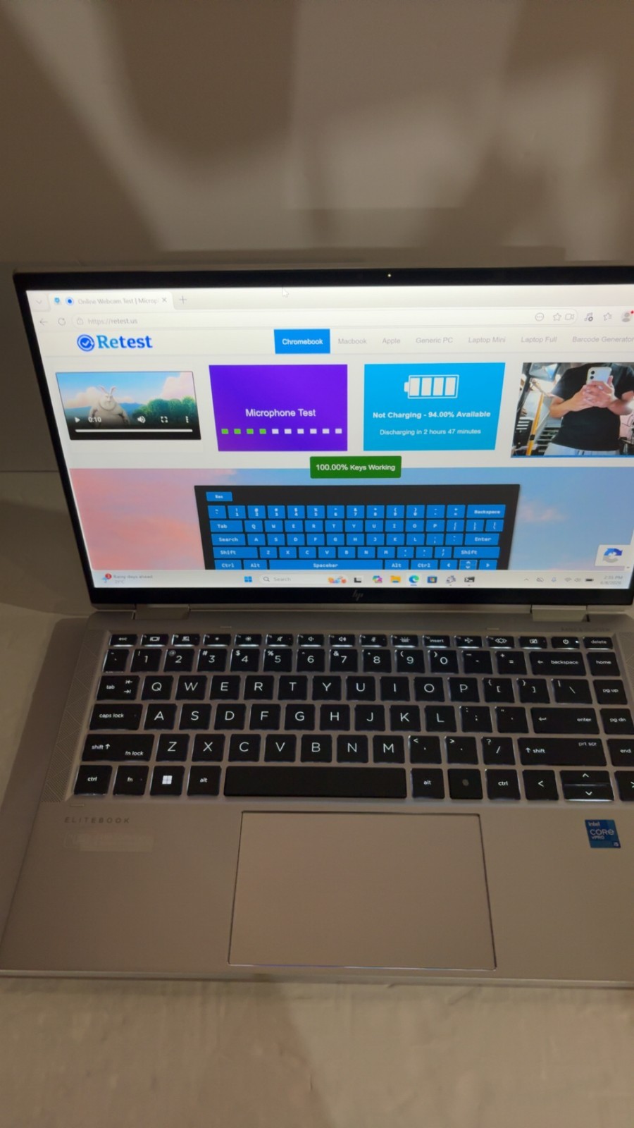 HP EliteBook x360 1040 G8 2-in-1 Touch i5-1145G7 16GB 256GB SSD Win11 Pro
