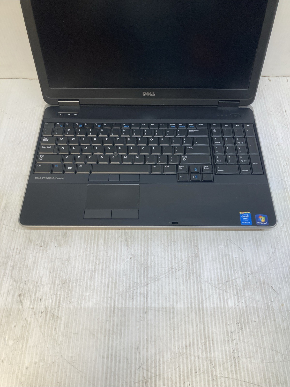 DELL PRECISION M2800 INTEL CORE I5-4210M 2.60GHZ no RAM NO HD Boot to BIOS