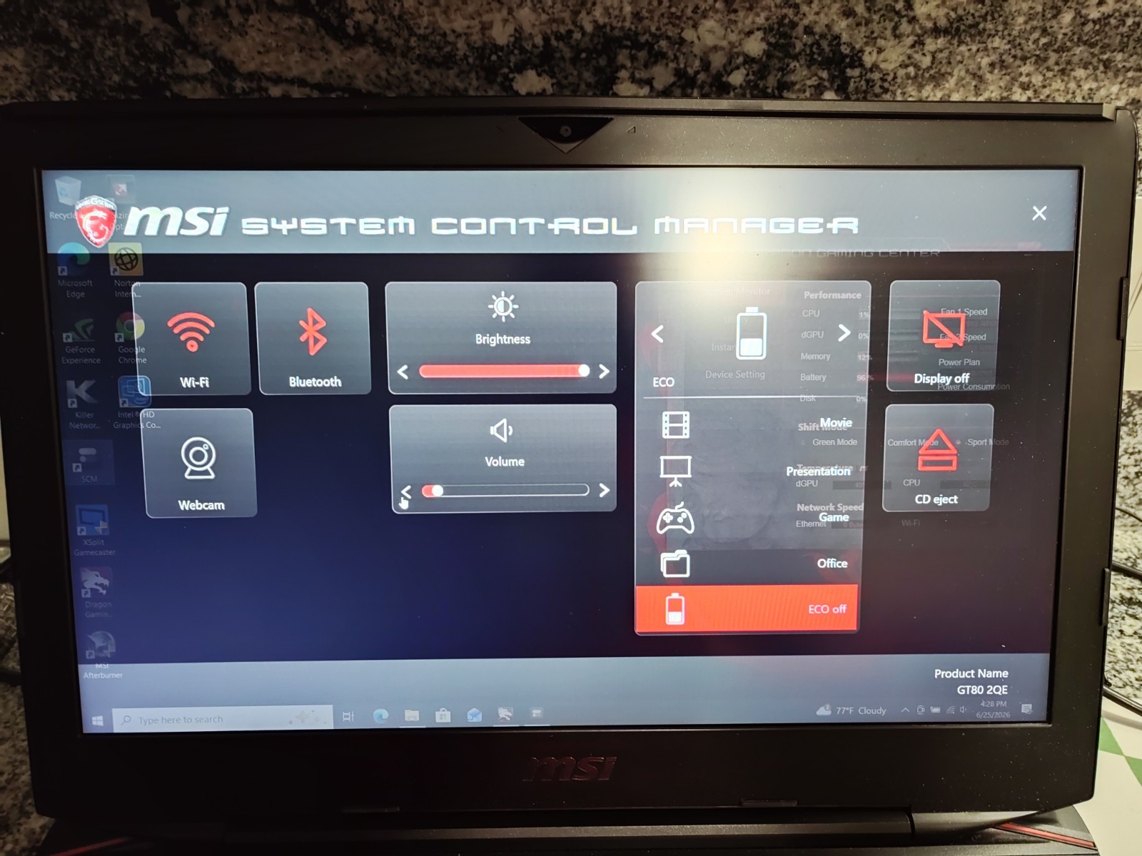 MSI GT80 2QE Titan Gaming Laptop | Dual GTX 980M | Cherry MX Mechanical Keyboard