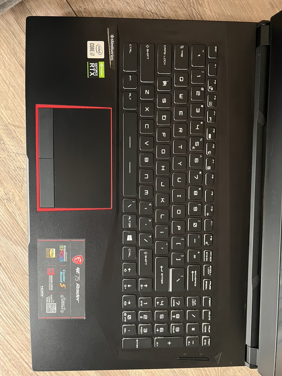MSI GE75 Raider 17.3 inch (1TB + 512GB, Intel Core i7 10th Gen., 2.60GHz, 16GB)