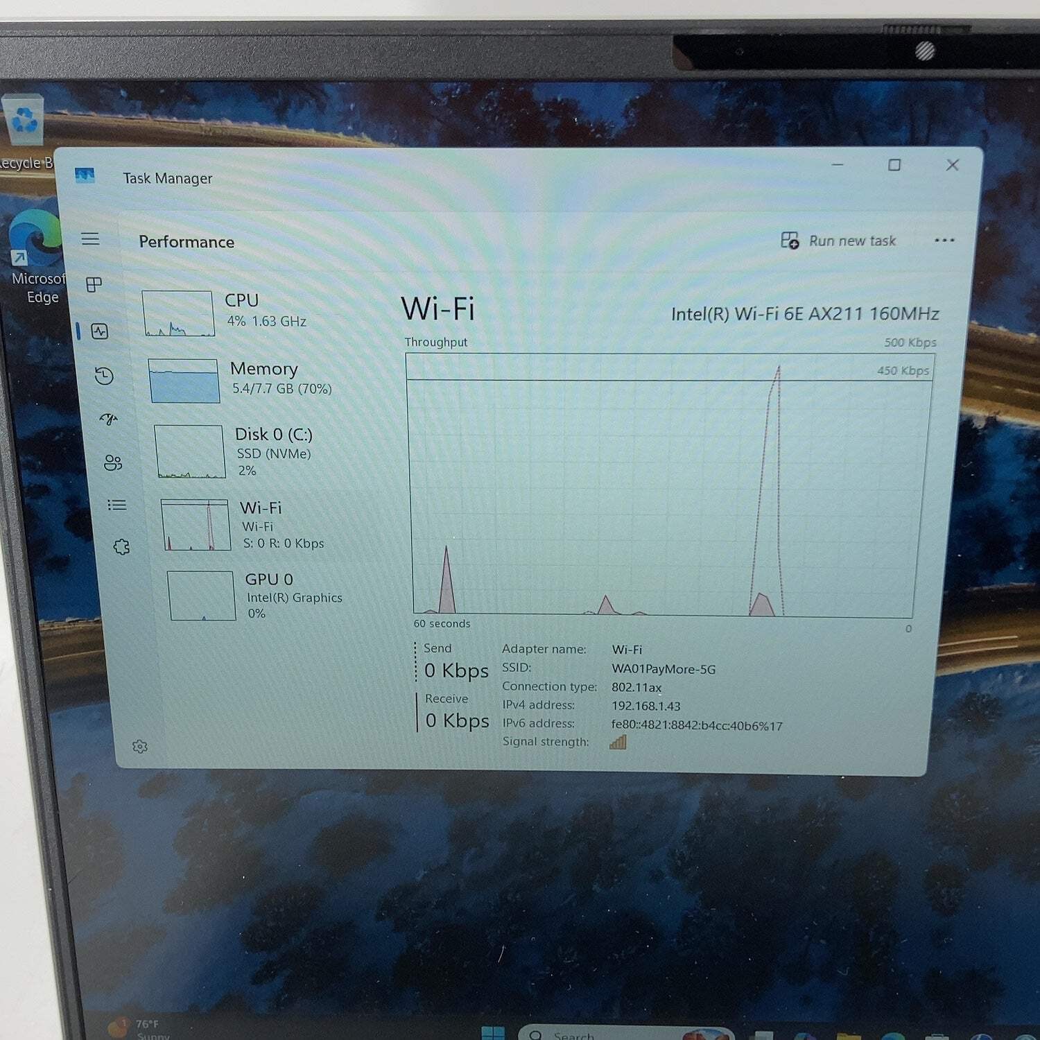 HP Pavilion 16T-AF000 16″ Core 5 120U 1.4GHz 8GB RAM 512GB SSD