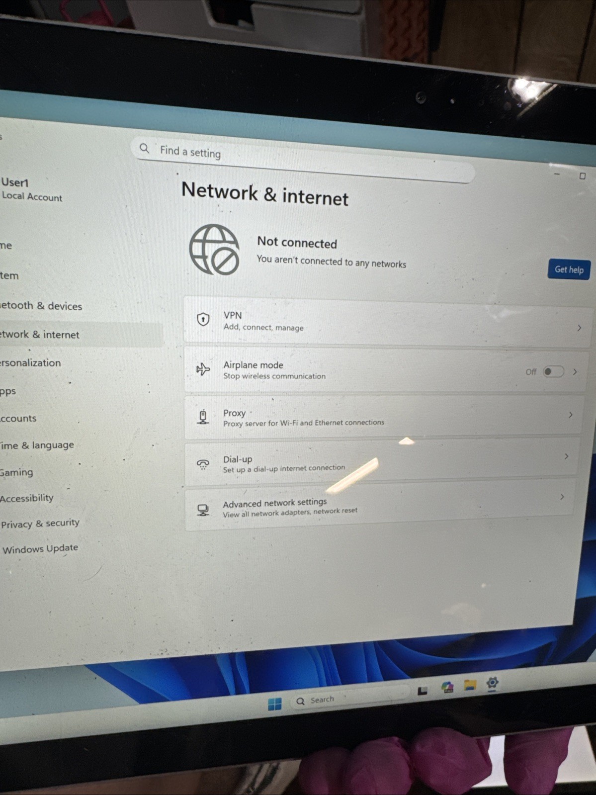 Microsoft Surface Pro 3 Intel Core i5-4300U @ 1.90 GHz 4GB RAM NETWORK ERROR