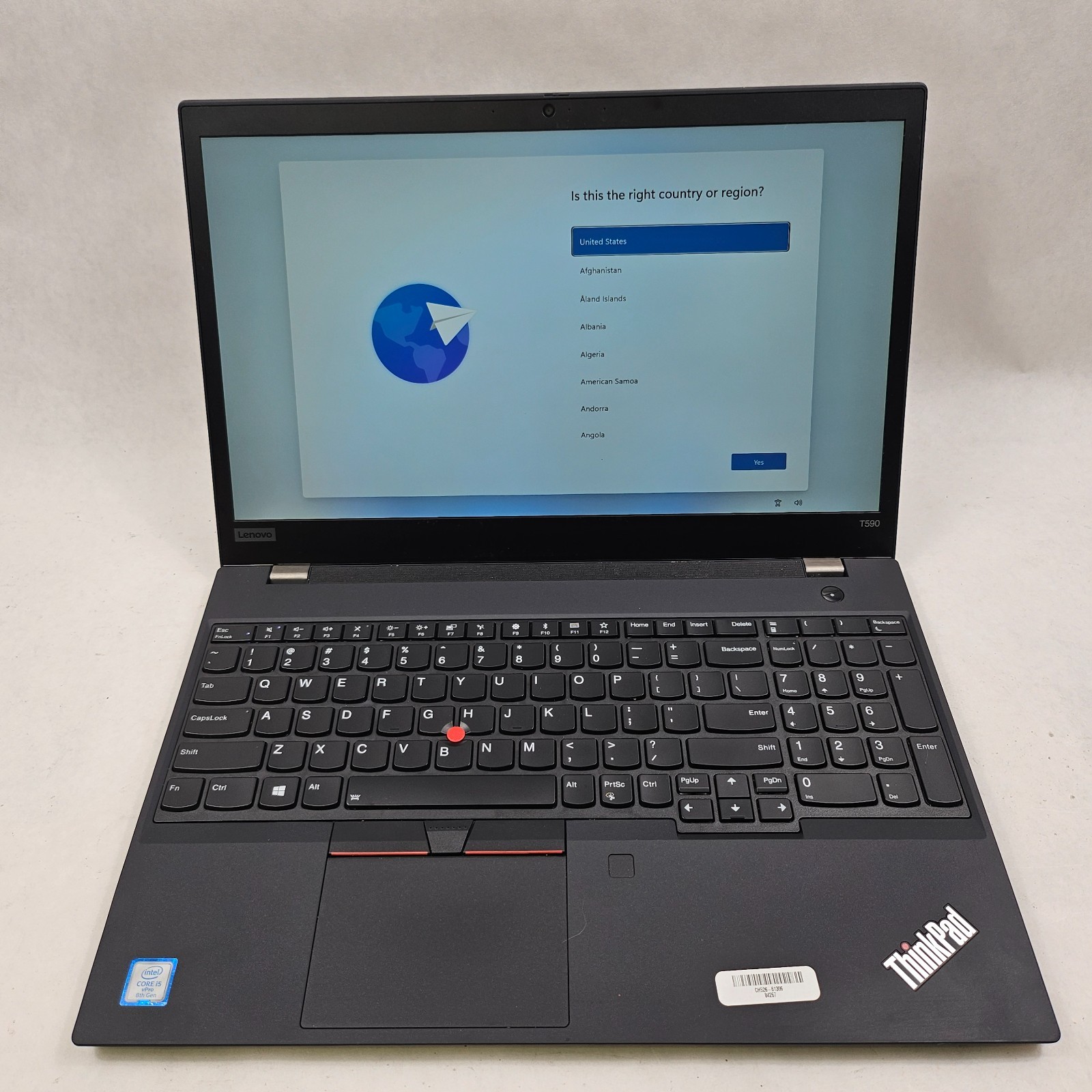 Lenovo ThinkPad T590 15.6″ Intel Core i5-8365U 16GB DDR4 256GB SSD Win 11 Pro