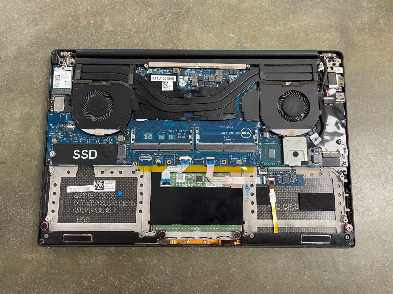 LOTX6 Dell Precision 5520 15.6″ Xeon E3-1505M M1200 SCREEN MOTHERBOARD READ