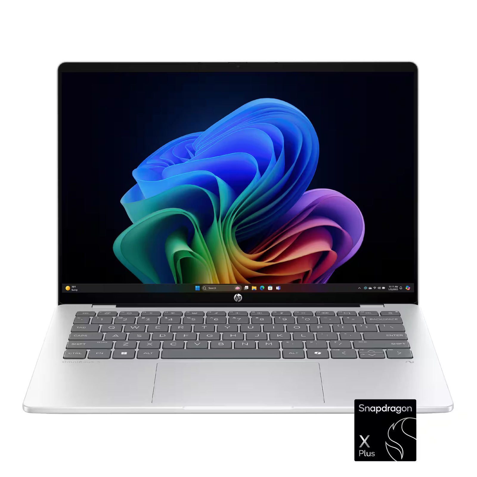 HP – OmniBook 5 – Copilot+ – 14 in 2K OLED Touch-Screen – Snapdragon X Plus