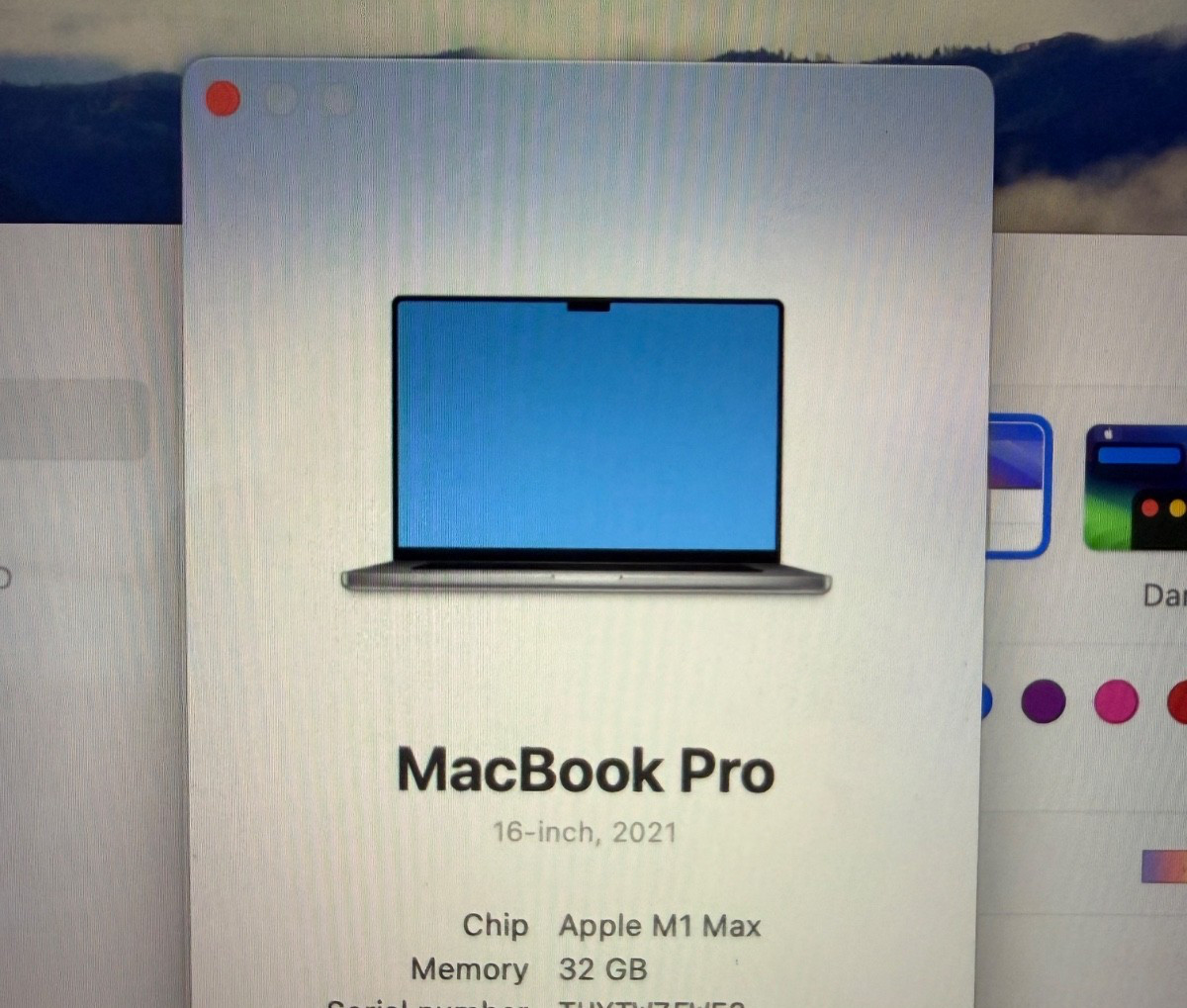 Apple Macbook Pro 2021 16in Retina M1 Max 32GB RAM 512GB macOS