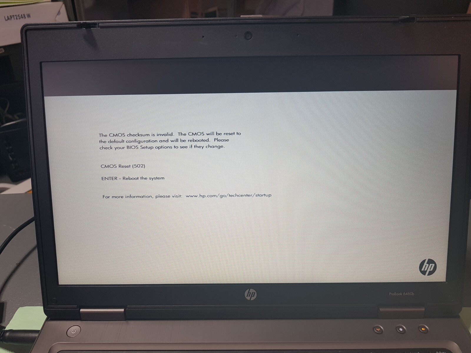 Hp ProBook 6460b Intel i3 2310M /4GB laptop – Working- For Parts or Repair