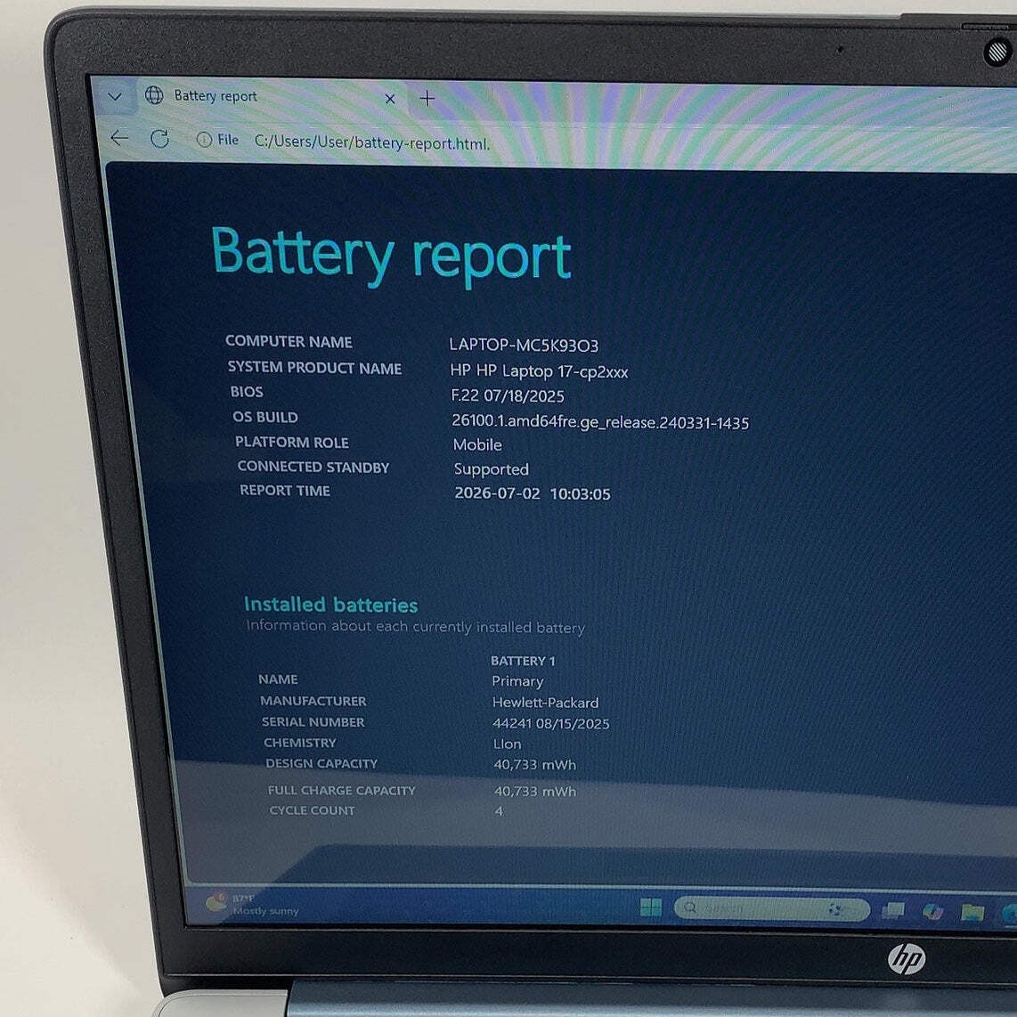 HP Laptop15.6″ Ryzen 5 7520U 2.8GHz 16GB RAM 1TB SSD 16GB