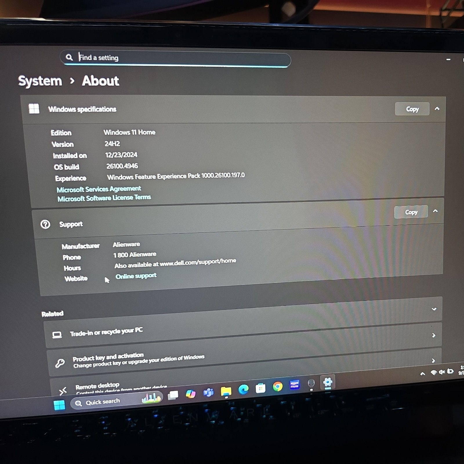 Alienware M15 R3 15.6″ – i7-10750H – 16GB – RTX 2070 SUPER – 512GB SSD
