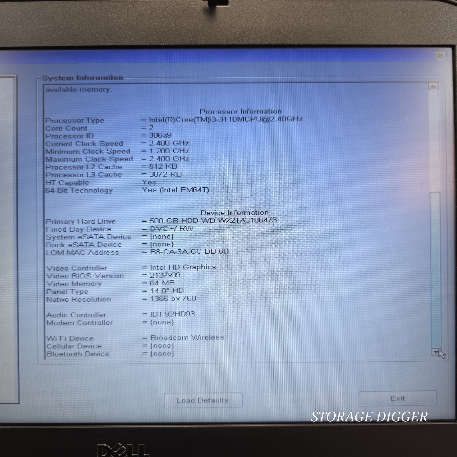 Dell Latitude E5430 14″ Win 10 Intel i3 8GB RAM 500GB DVD HDMI Laptop