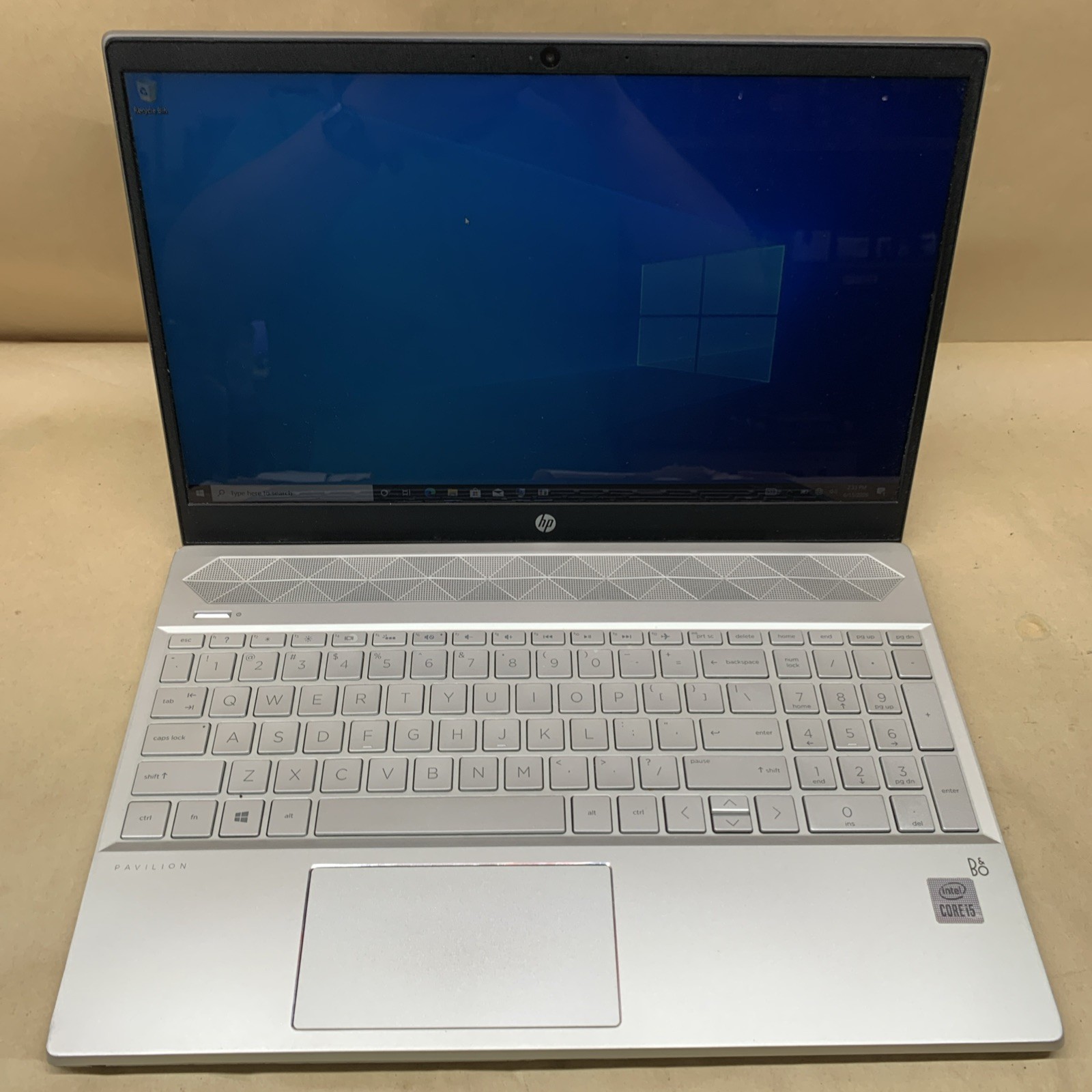 HP Pavillion 15-cs3xxx Core i5-1035G1@1.0GHz, 8GB RAM, 256GB SSD, W10P