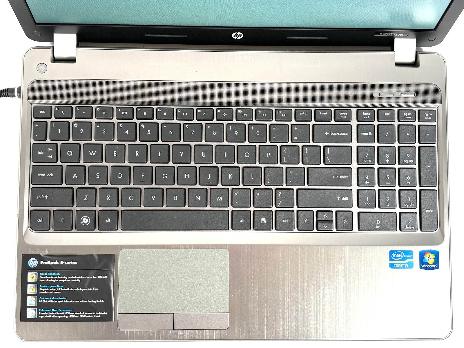 HP ProBook 4530s – 15.6″ HD, 2.2GHz i3, 4GB RAM, 500GB HDD, Windows 10