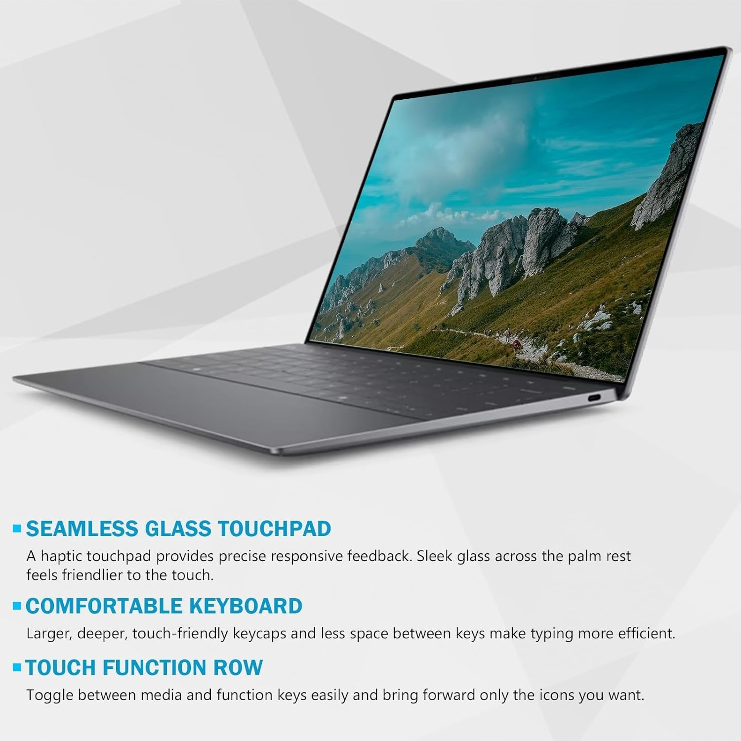 Dell XPS 13 9345 FHD+ Business Laptop, Snapdragon X Elite, 16GB RAM, 1TB SSD