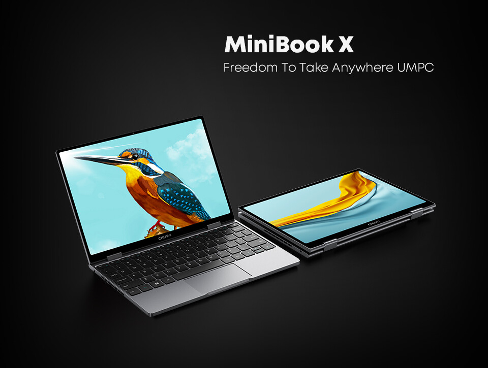 CHUWI 10.51” MiniBook X Windows 11 Laptop LPDDR5 12GB 512GB SSD Intel N5100