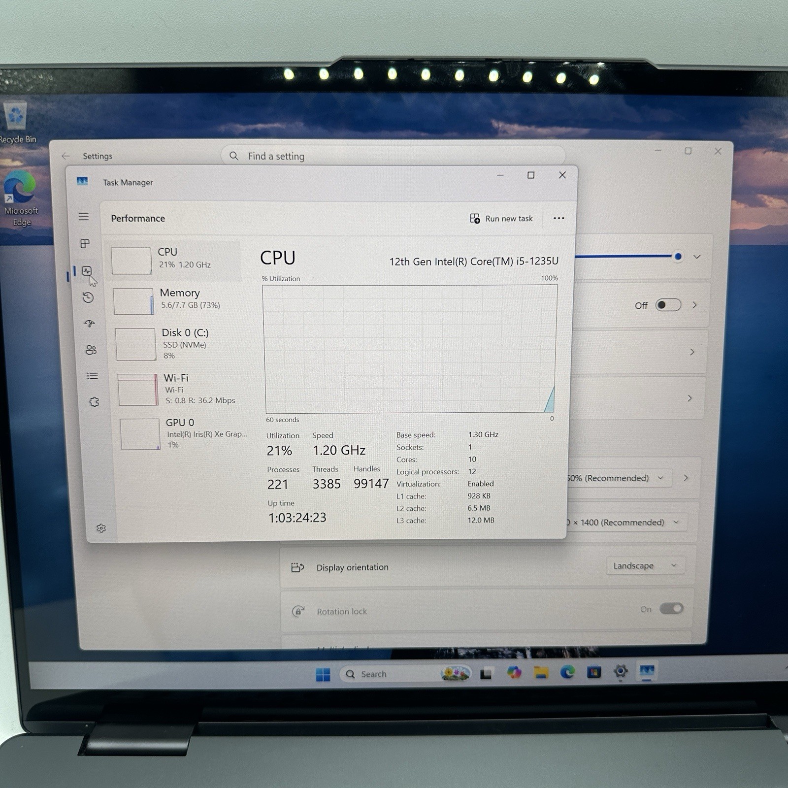 Lenovo Yoga 7 2-in-1 14IAL7 i5-1235U 8GB RAM 512GB Laptop Only