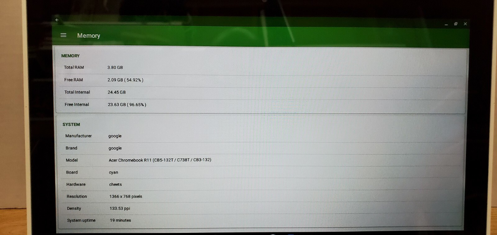 Acer Chromebook R11 11″, Chrome OS, Celeron N3160, 4GB RAM, 32GB eMMC, 2in1 Touc