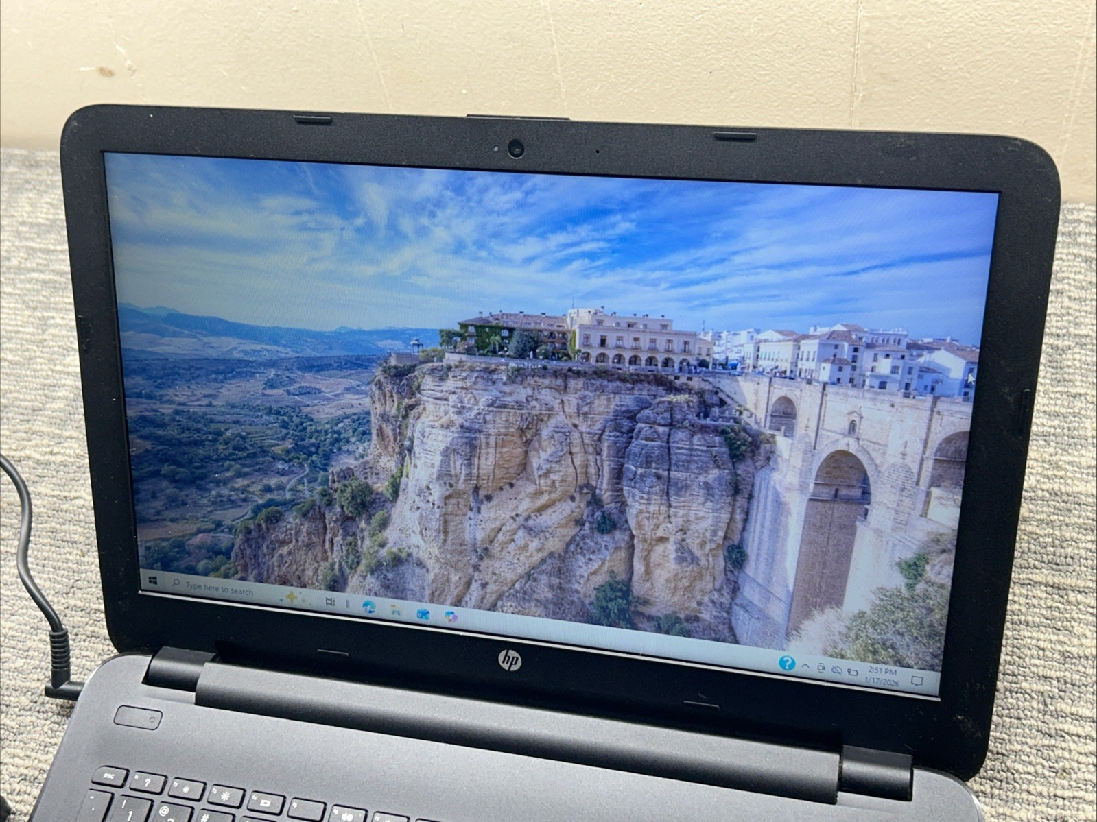 HP Notebook 15.6” – 15-ba018wm AMD E2-7110 Quad-Core APU, 4GB RAM 014912