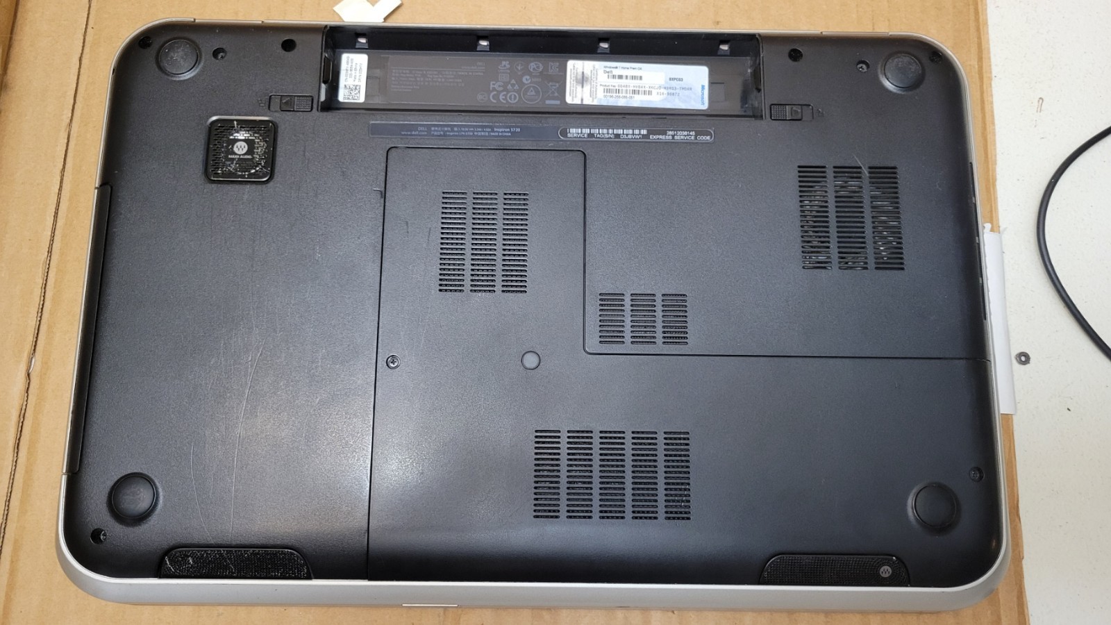 Dell Inspiron 5720 Laptop | i7-3612QM 2.10Ghz | 8GB Ram | 240GB SSD | Win 10