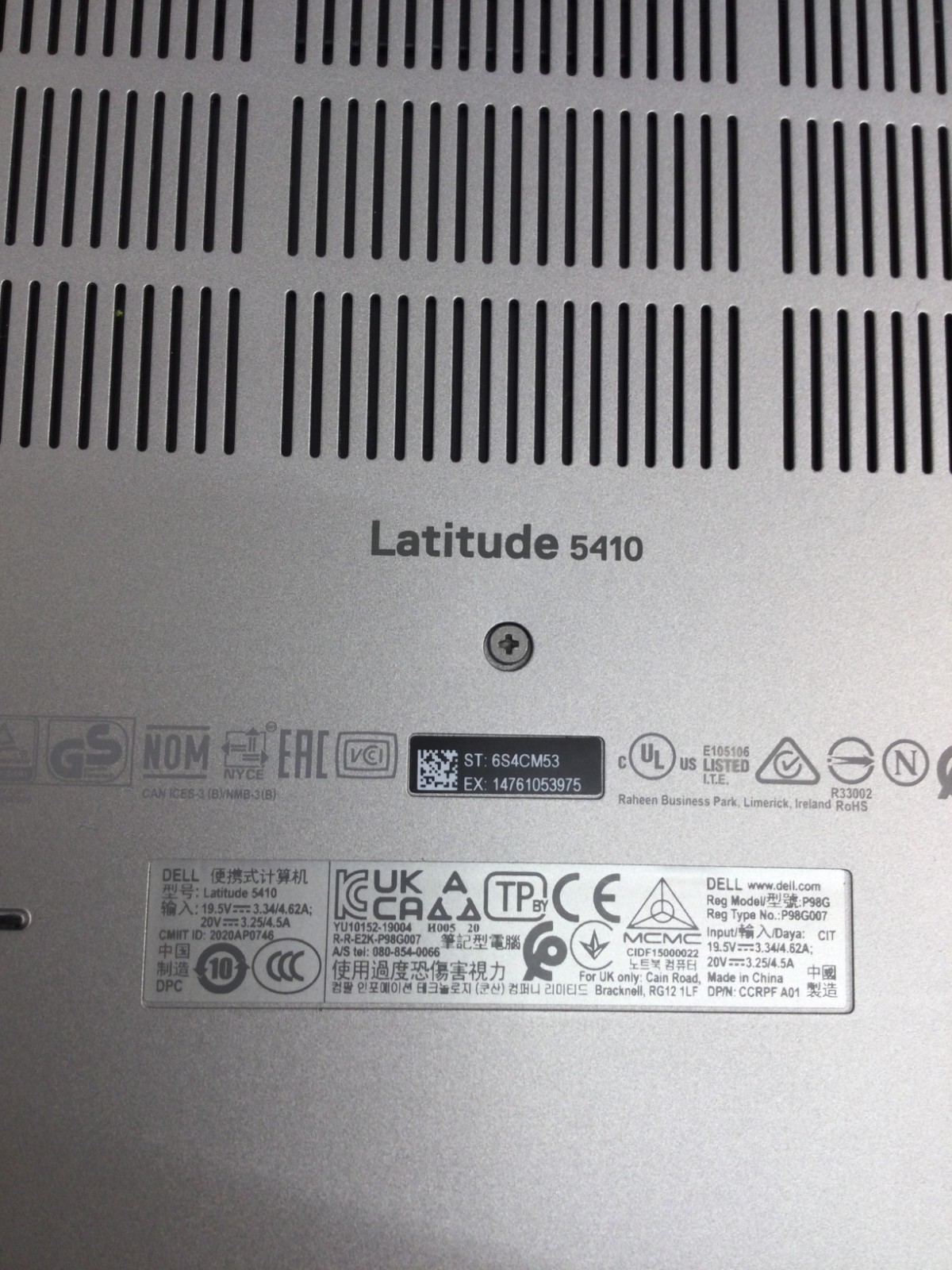 DELL latitude 5410 14” core i5 10th gen 1.70ghz 16GB RAM 128 GB SSD !!!READ!!!