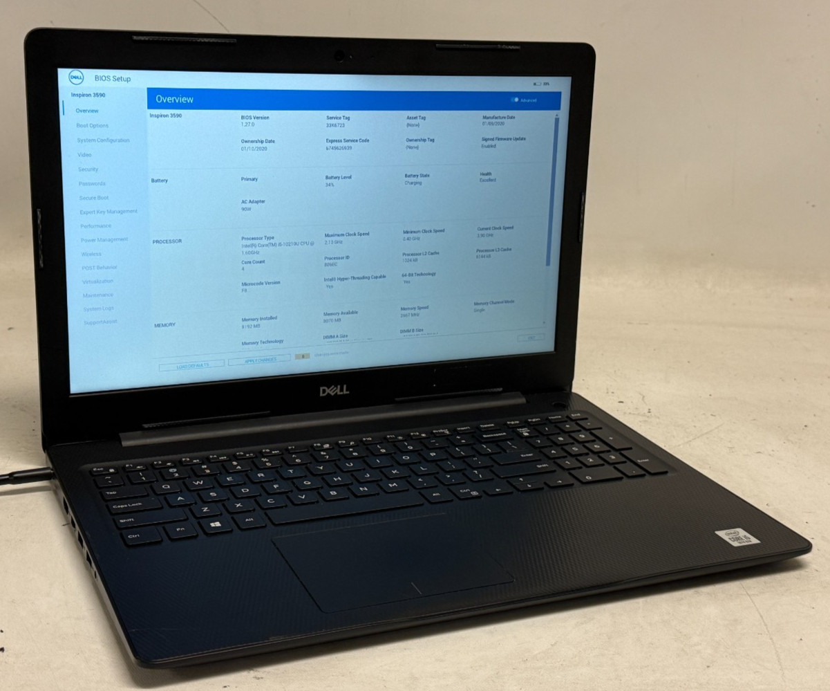 Dell Inspiron 3590 15.6″ (i5-10210u – 8GB RAM – 256GB SSD – Win11Home)