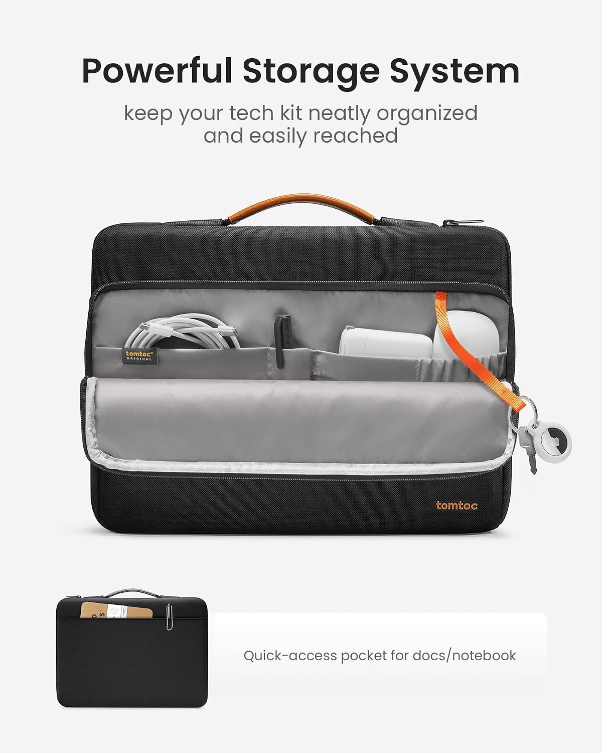 Black 360 Degree Laptop Case for 15″ New MacBook Air M5/A3448 2026, M4/A3241