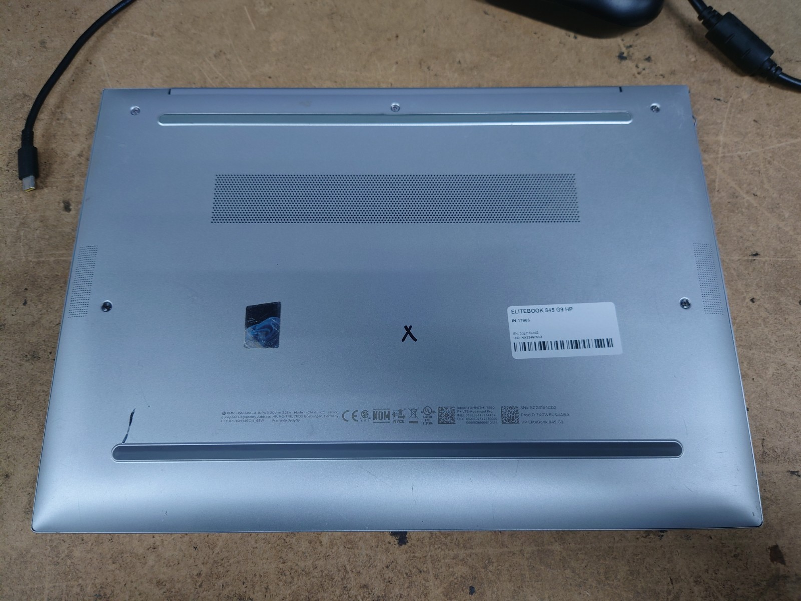 HP EliteBook 845 G9 14″ WUXGA Touch Ryzen 5 6650U 16GB RAM 256GB SSD No OS