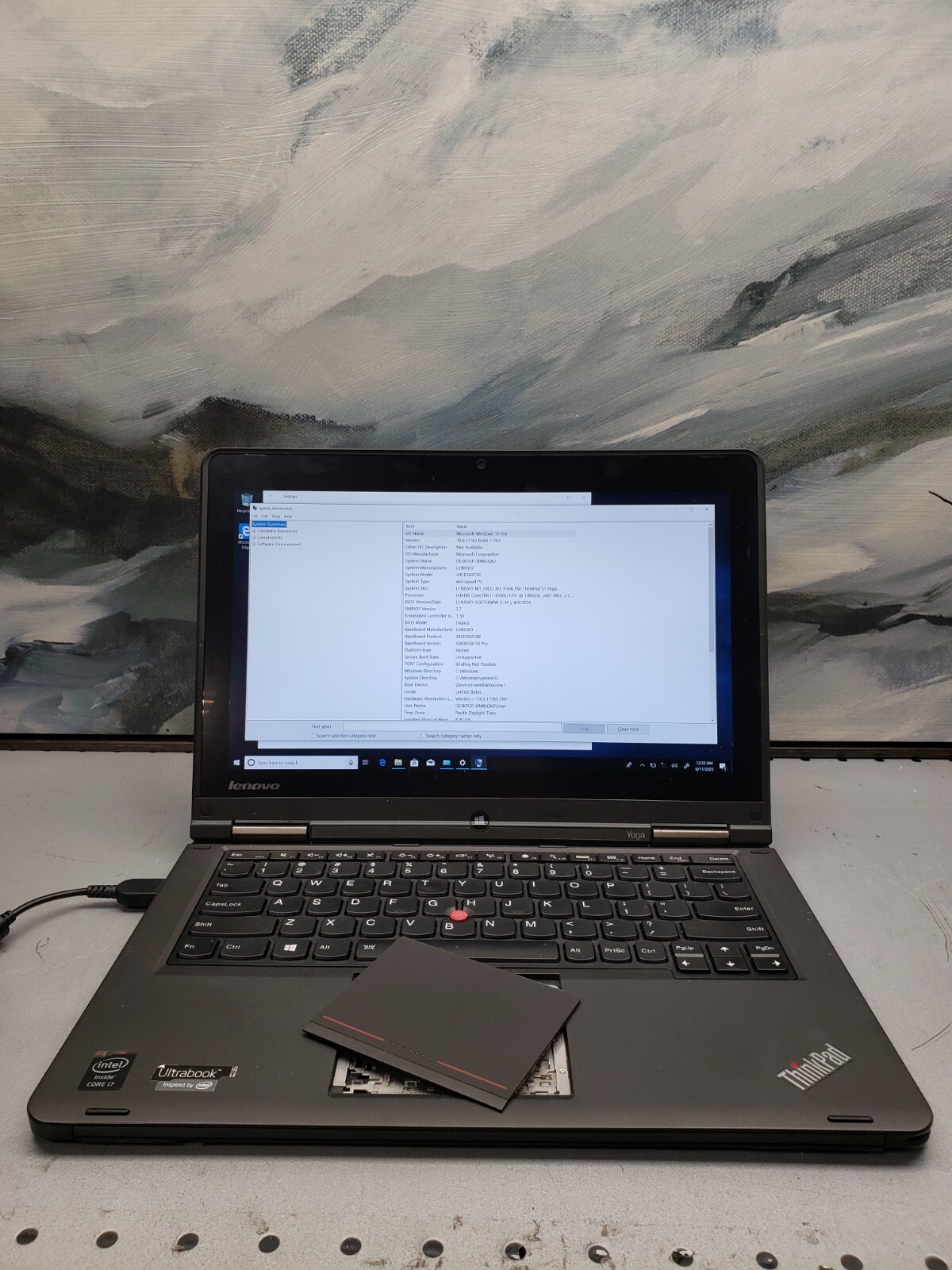LENOVO THINKPAD YOGA Laptop w/ Intel Core i7-4500U 1.80 GHZ + 8 GB OP pre-instal