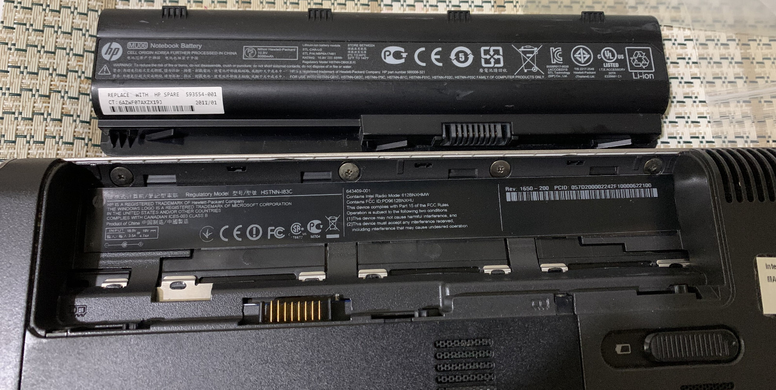 HP Pavilion DM4 2015dx Intel i3 for PARTS/Repair Works 6GB/600GB Windows 10