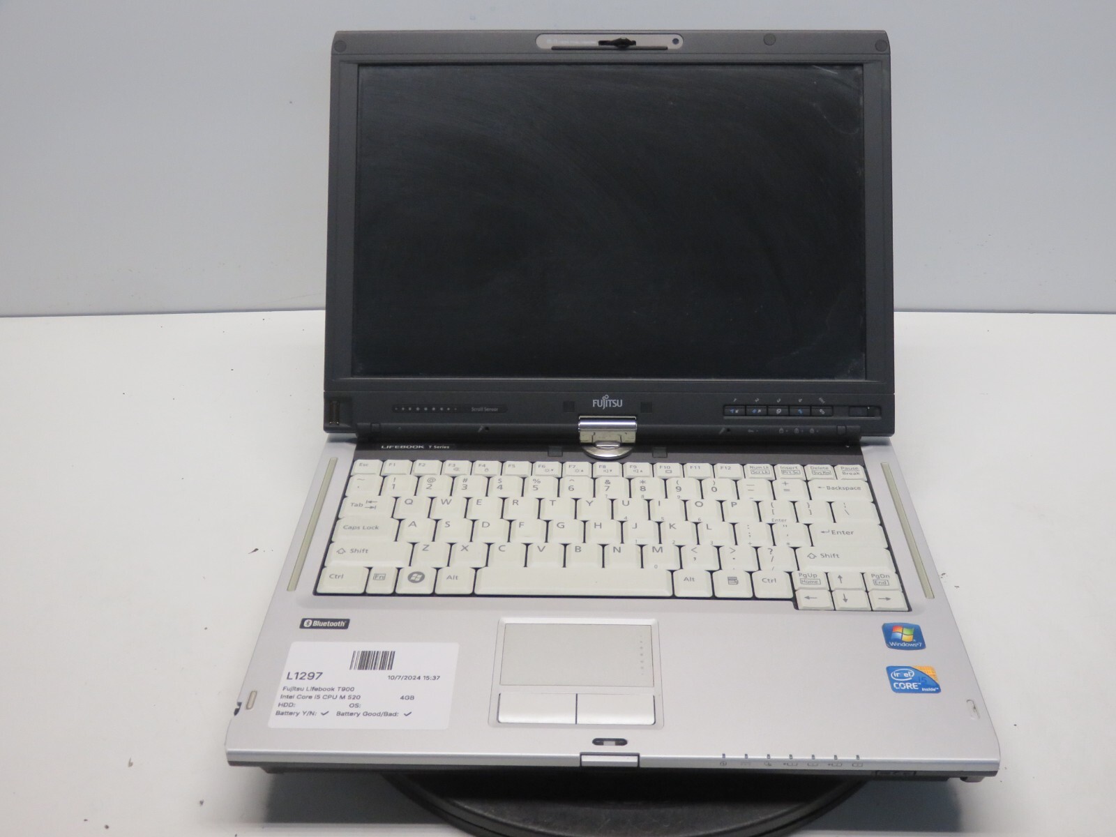 Fujitsu Lifebook T900 Intel Core i5 CPU M 520 2.40GHz 4GB NO HDD