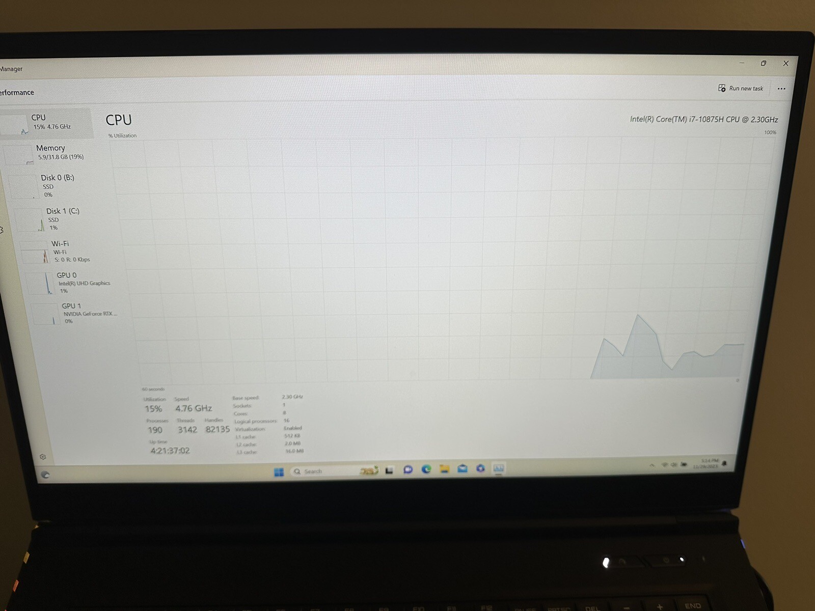 Eluktronics MAX-17 gaming laptop i7 rtx 3070