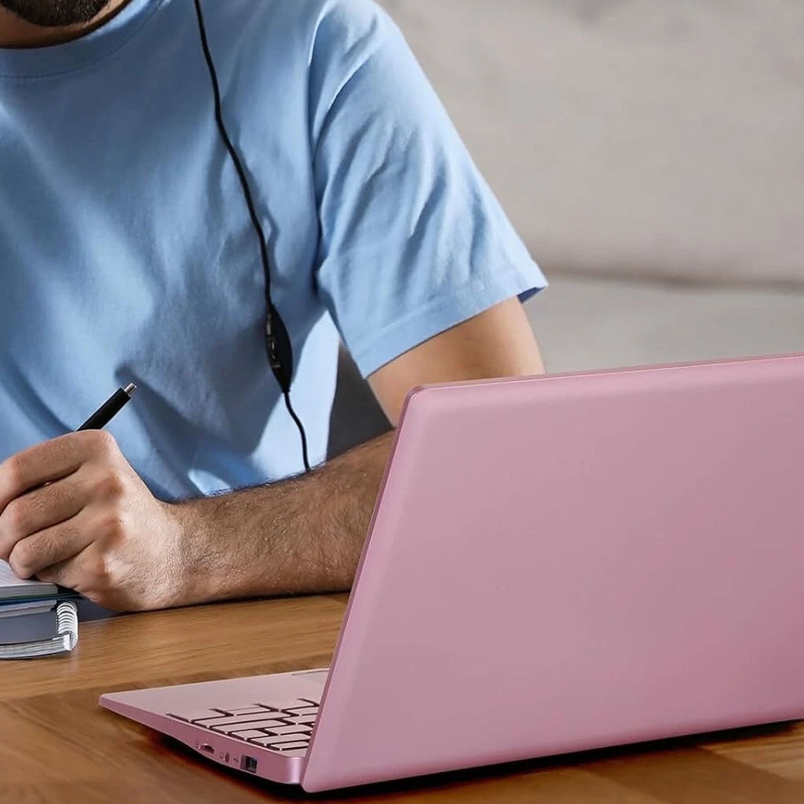 Windows 11 Laptop 10in Quad Core Notebook 8GB+128GB With Bluetooth WiFi Pink