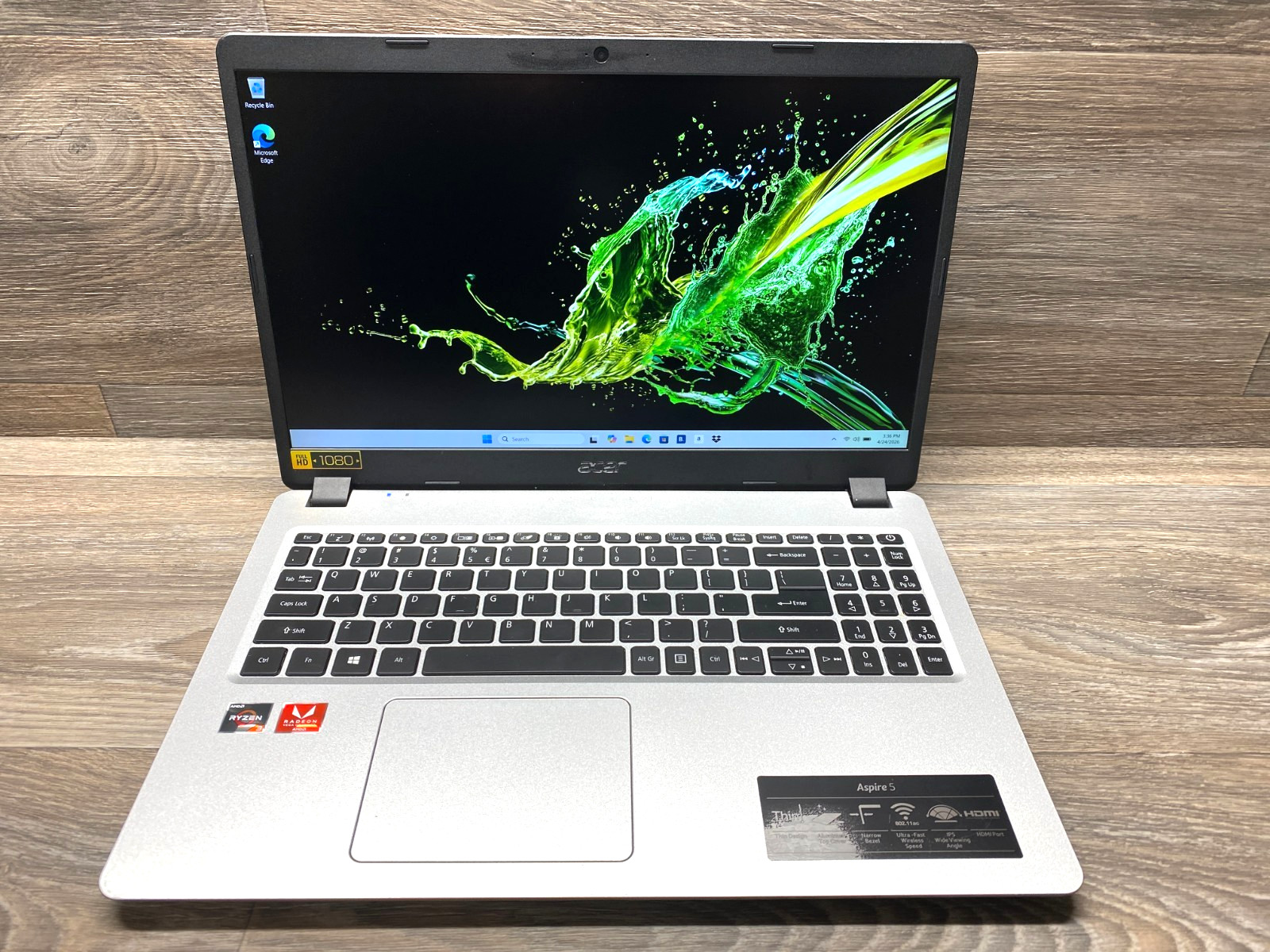 Acer Aspire 5 A515-43-R19L | 15.6″ FHD | AMD Ryzen 3 3200U | 4GB RAM | 128GB SSD