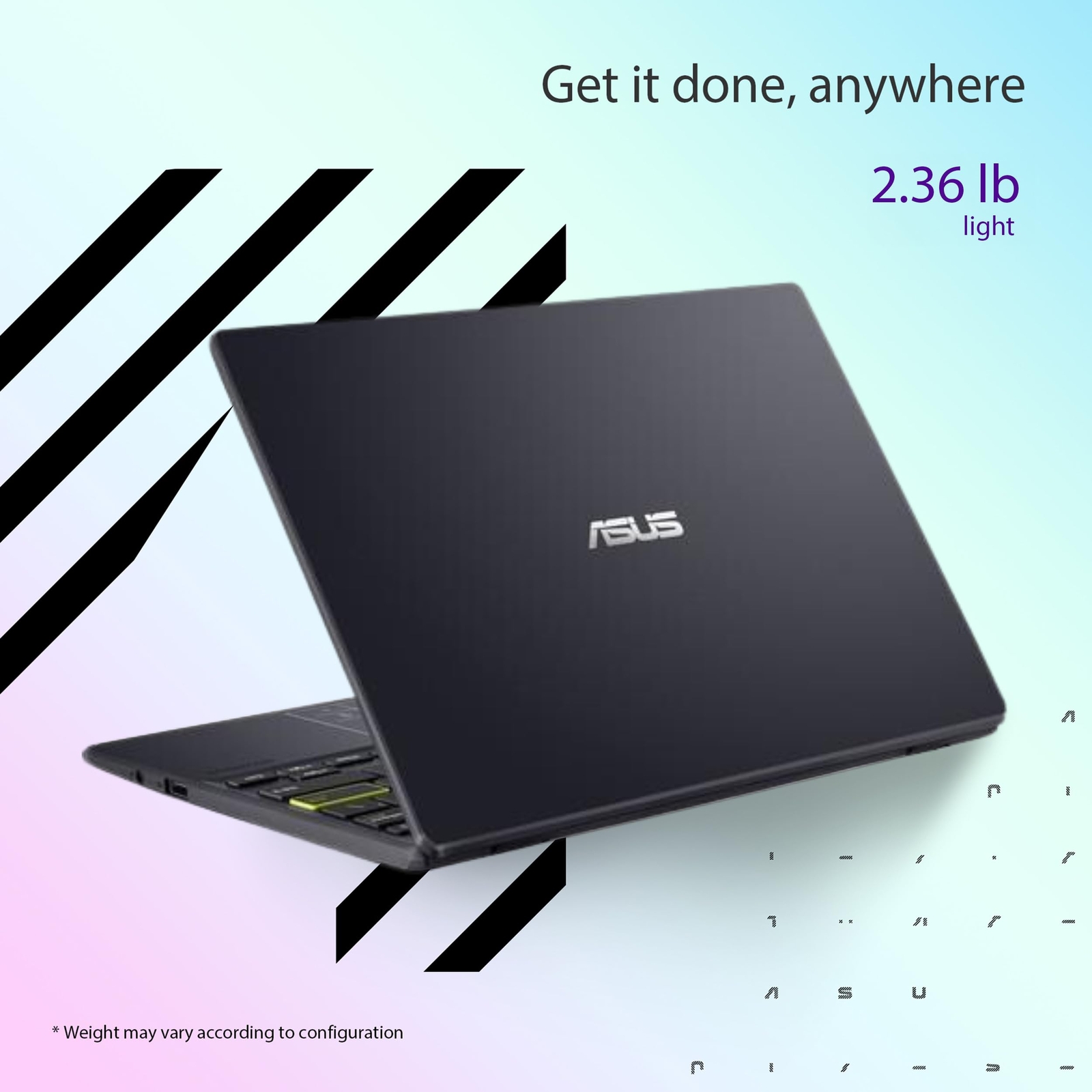 ASUS 2024 Vivobook Go 11.6” N4500 4GB 128GB Windows 11 H S Mode Blk L210KA ES04