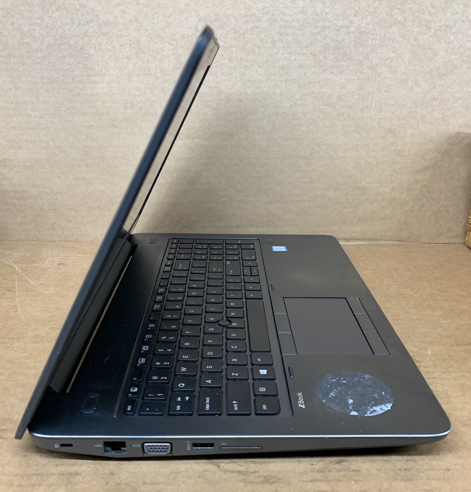 HP ZBook 15 G3 Laptop Intel Core i7-6820HQ 8GB DDR4 RAM NO SSD/HDD/OS FOR PARTS