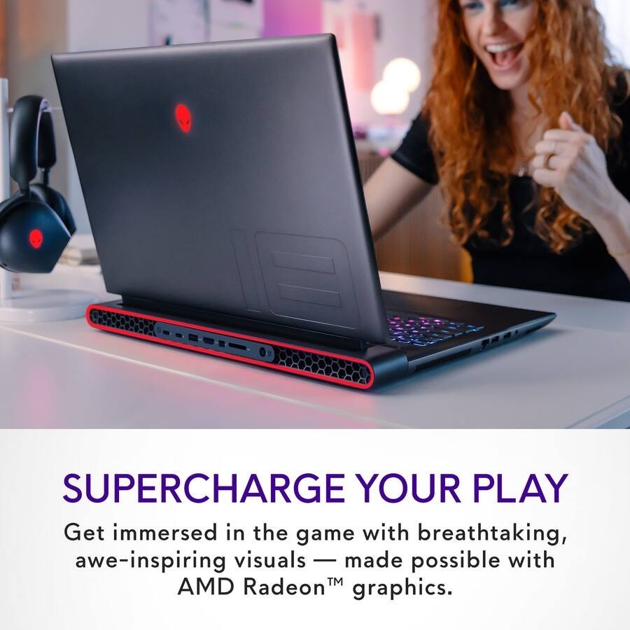 Alienware – m18 18″ 480Hz Gaming Laptop FHD+ – AMD Ryzen 9 7000 Series with 32GB