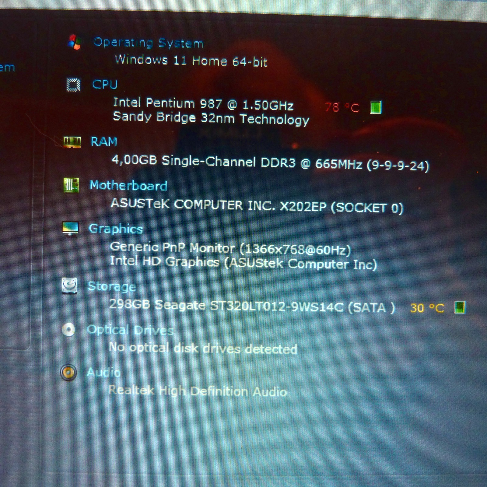 Asus S200e VIVO ULTRABOOK METAL l 11″ TOUCH HD l Windows 11 320GB PINK PURPLE