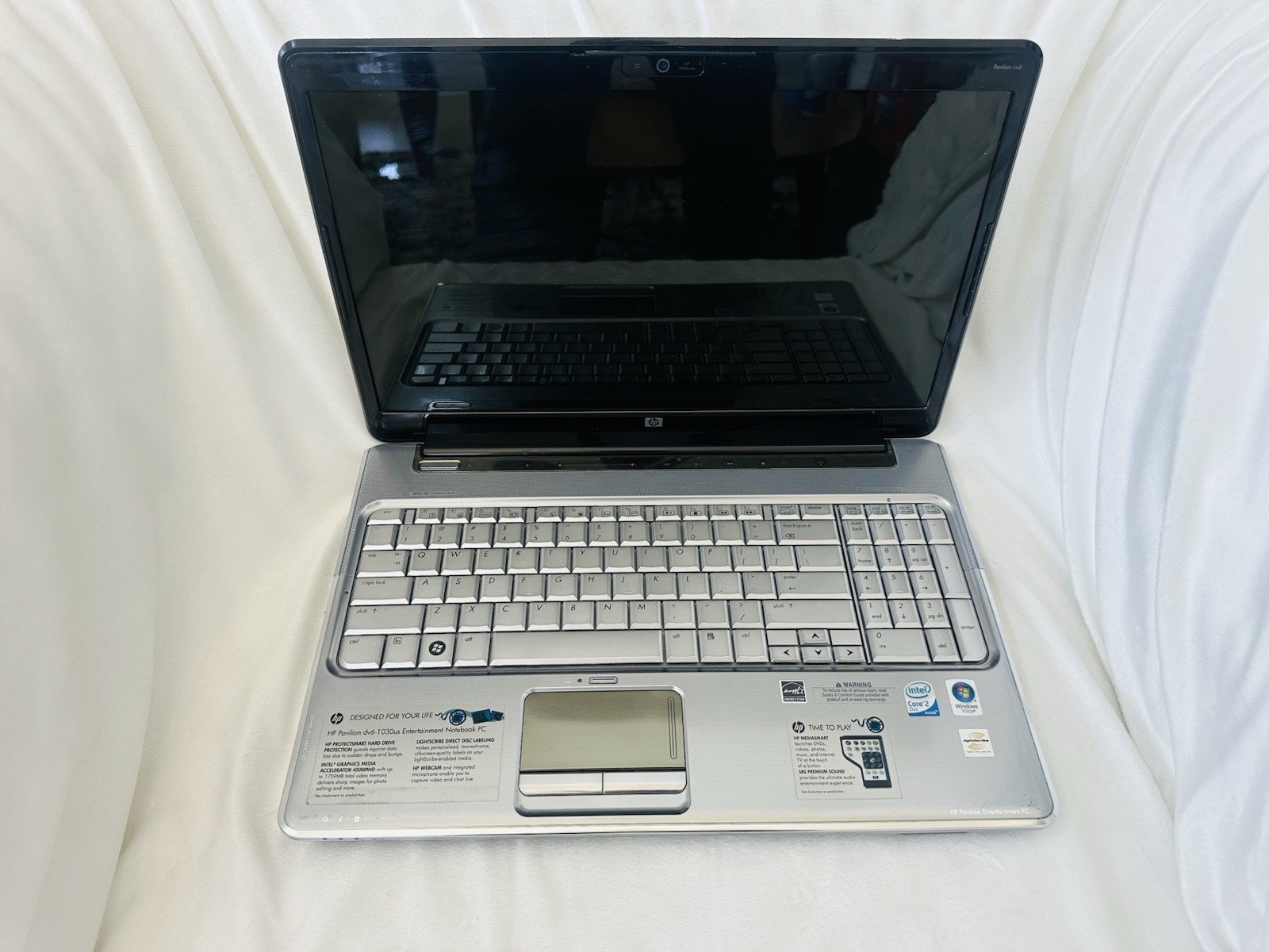 HP PAVILION DV6-1030US ENTERTAINMENT NOTEBOOK PC 16″ FOR PARTS OR REPAIR ONLY