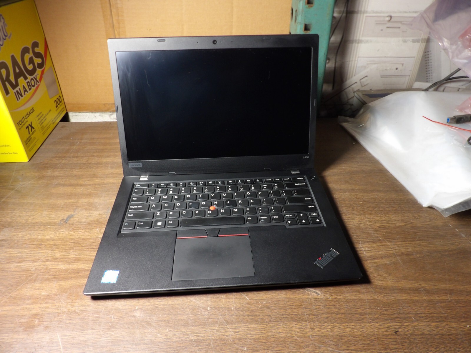 THINKPAD LENOVO L480 INTEL CORE I5 8TH GEN 8GB RAM **BIOS L0CKED **NO HD