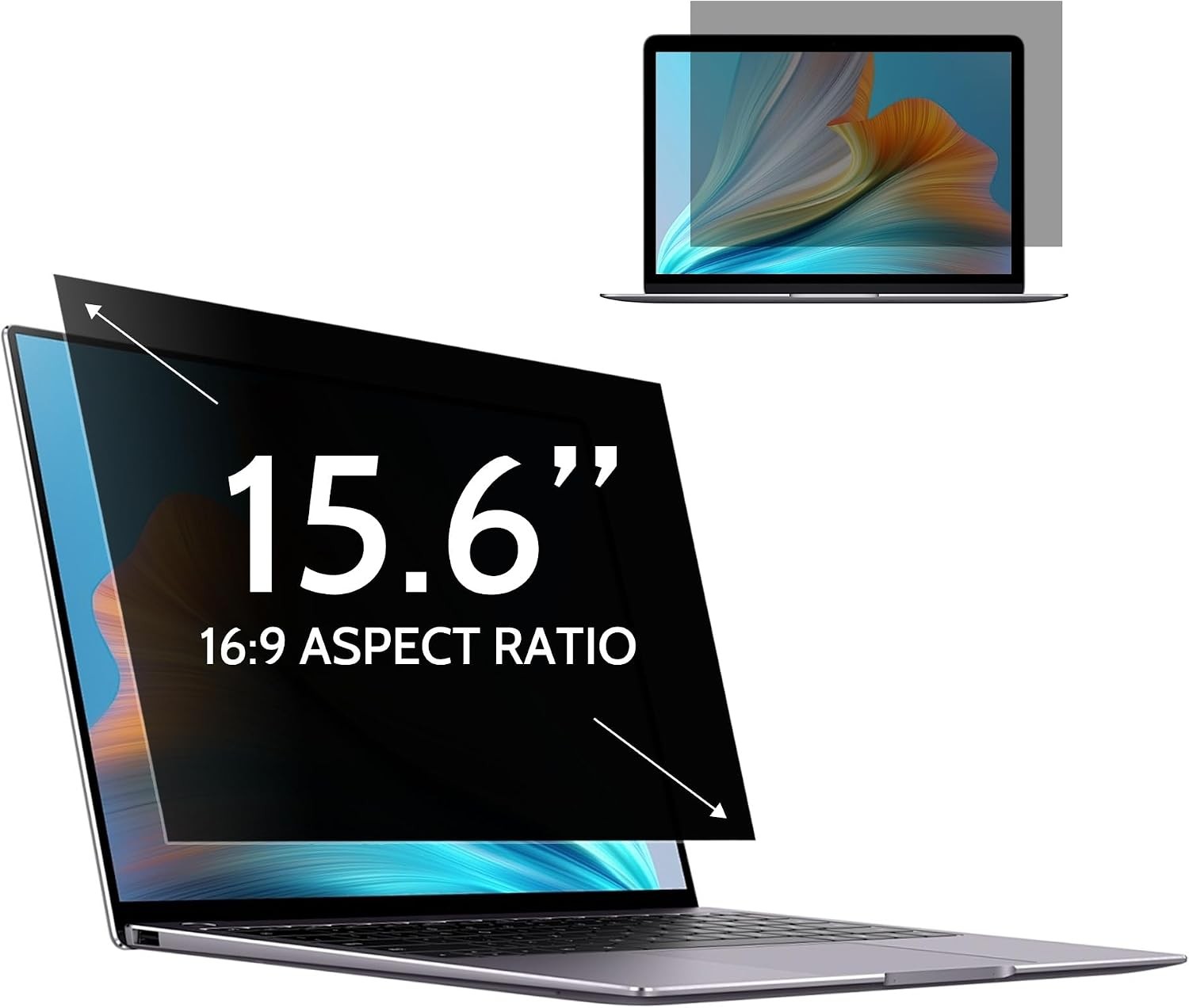 Laptop Privacy Screen 15.6 Inch for 16:9 Aspect Ratio Laptop Screen Protector