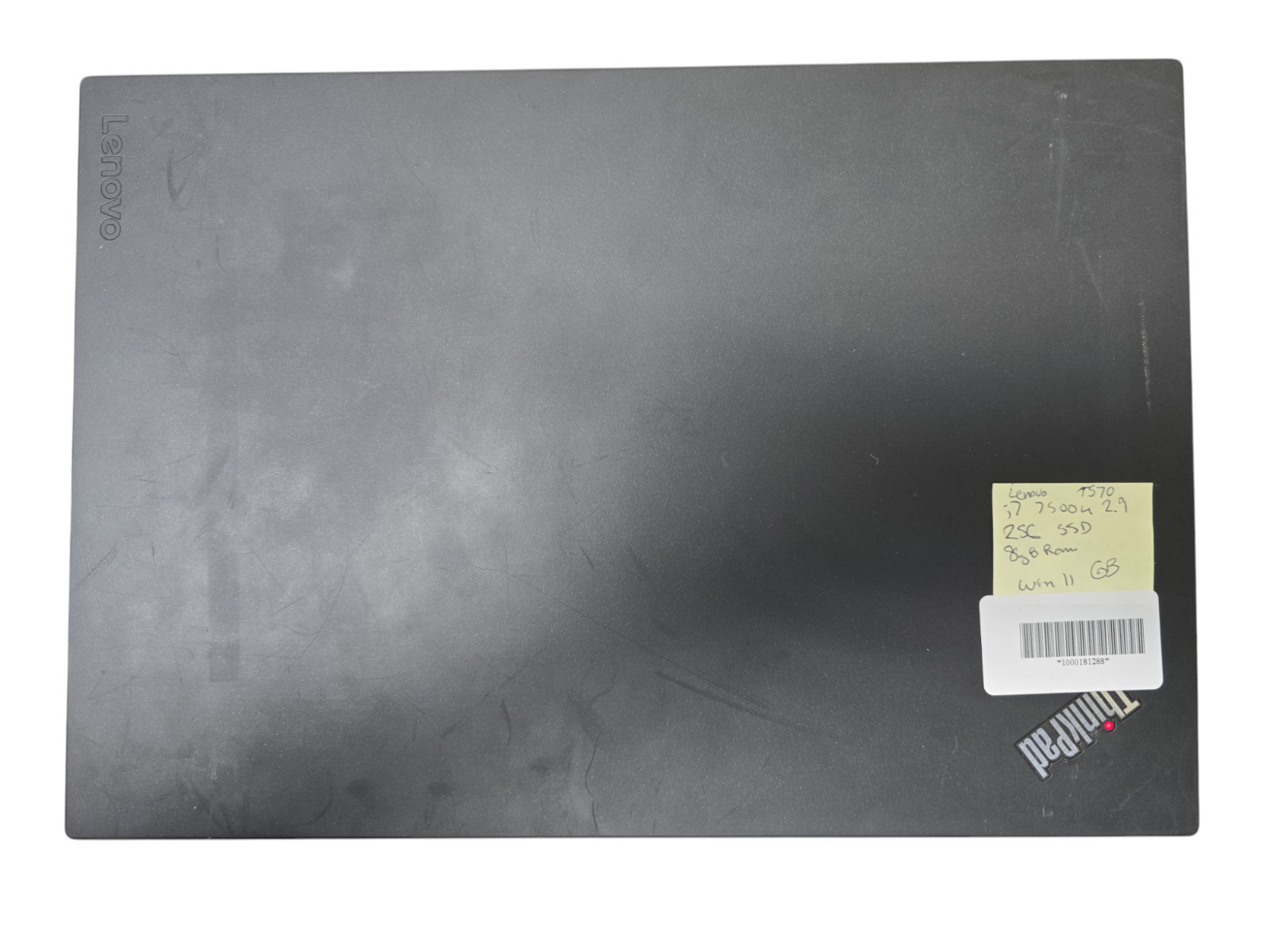Lenovo ThinkPad T570 i7-7500U@2.9GHz 256GB SSD 8GB Ram Win 11 Tested