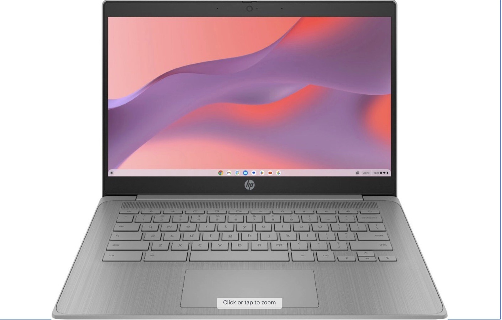 HP – 14 Inch Chromebook Laptop – Intel celeron – 4GB Memory – 64GB – modern Gray