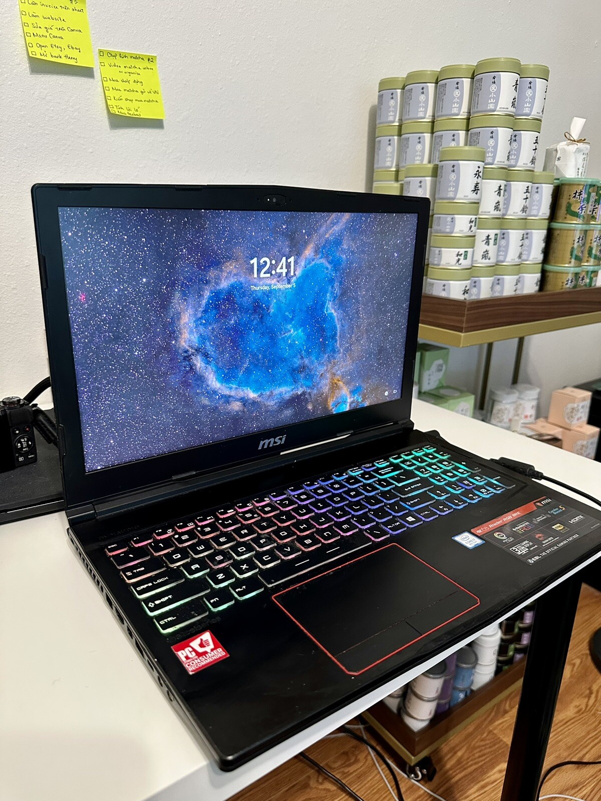 msi gaming laptop i7 16gb ram (Free keyboard)