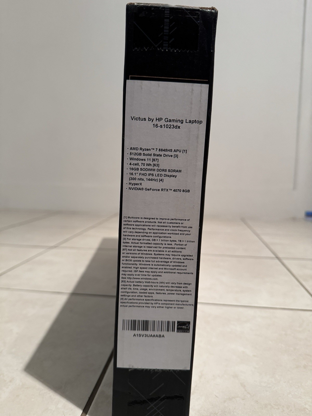 NEW SEALED HP Victus 16-s1023dx Ryzen 7 RTX 4070 16GB 512GB FHD 144Hz