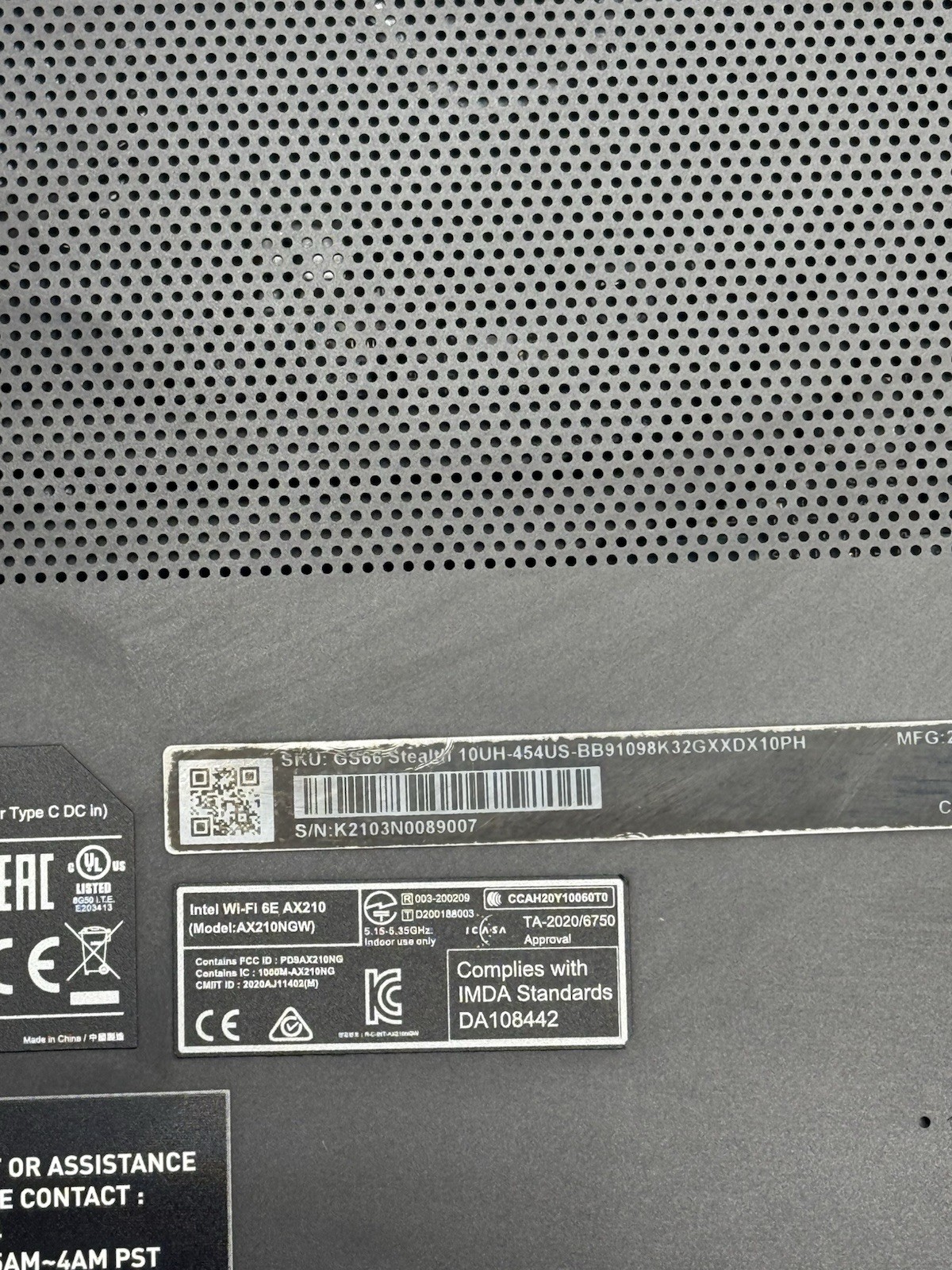 MSI GS66 Stealth 15.6″ FHD i9-10980HK 3080 READ