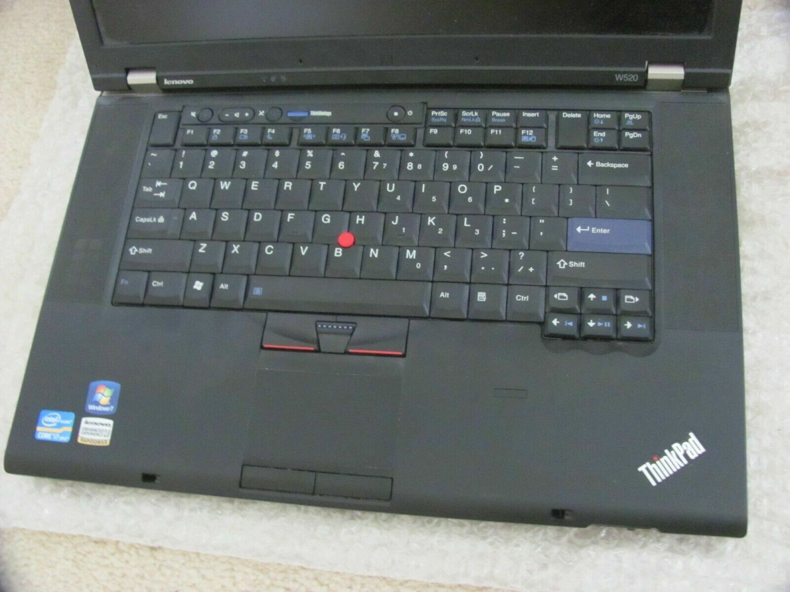ThinkPad W520 i7-2720QM 32GB 500GB WebCam 1920×1080 Quadro Win 10 Office 2019