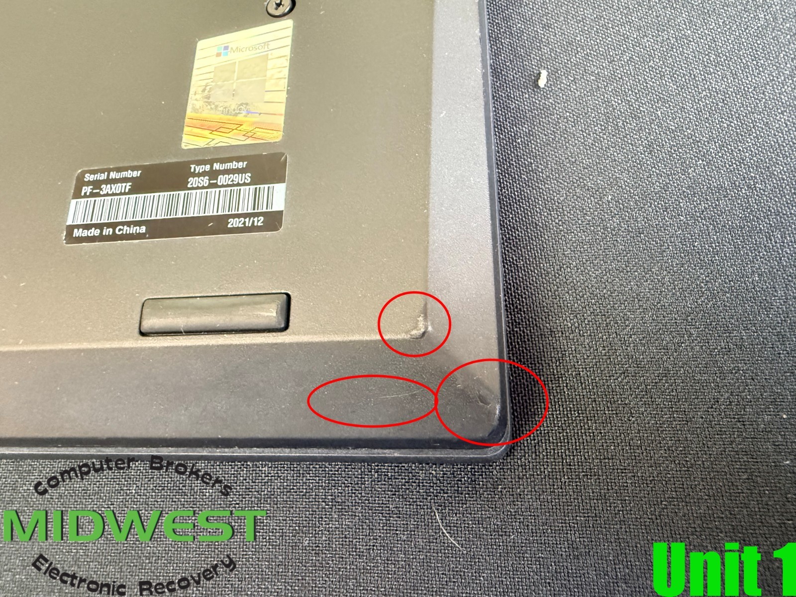 (Lot of 2) Lenovo ThinkPad T15 Gen 1 i5-10210U 1.6GHz 8GB RAM No OS/HDD/SSD